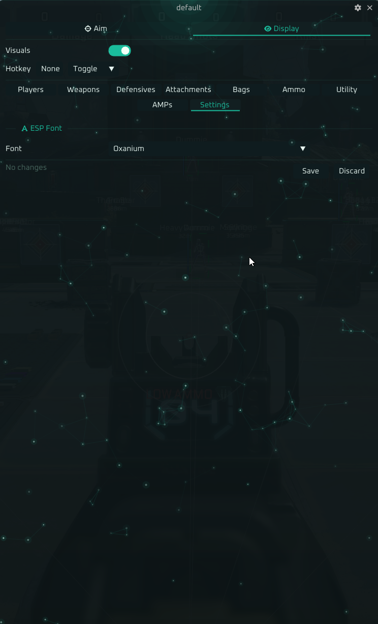 Apex Suite menu — tab 13
